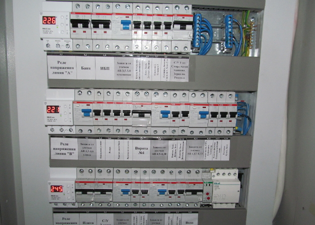 RBUZ. Автоматика ABB. Модульный контактор. Реле задержки включения
